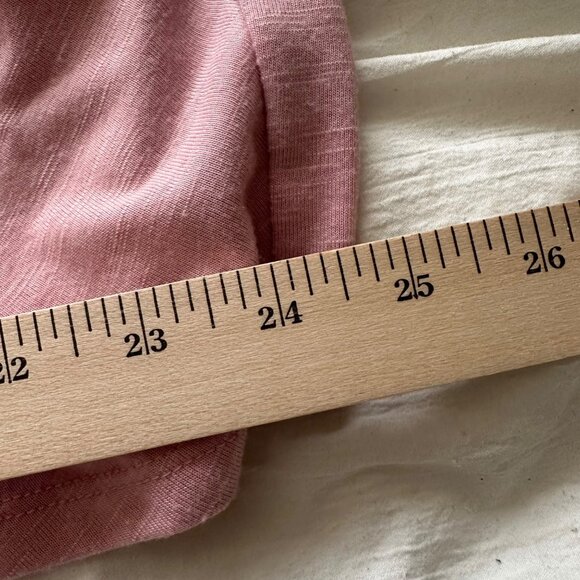 St. Johns Bay Womens Pink Lace Floral Yoke Flutter Sleeve Tunic XL Cottagecore - Picture 5 of 7